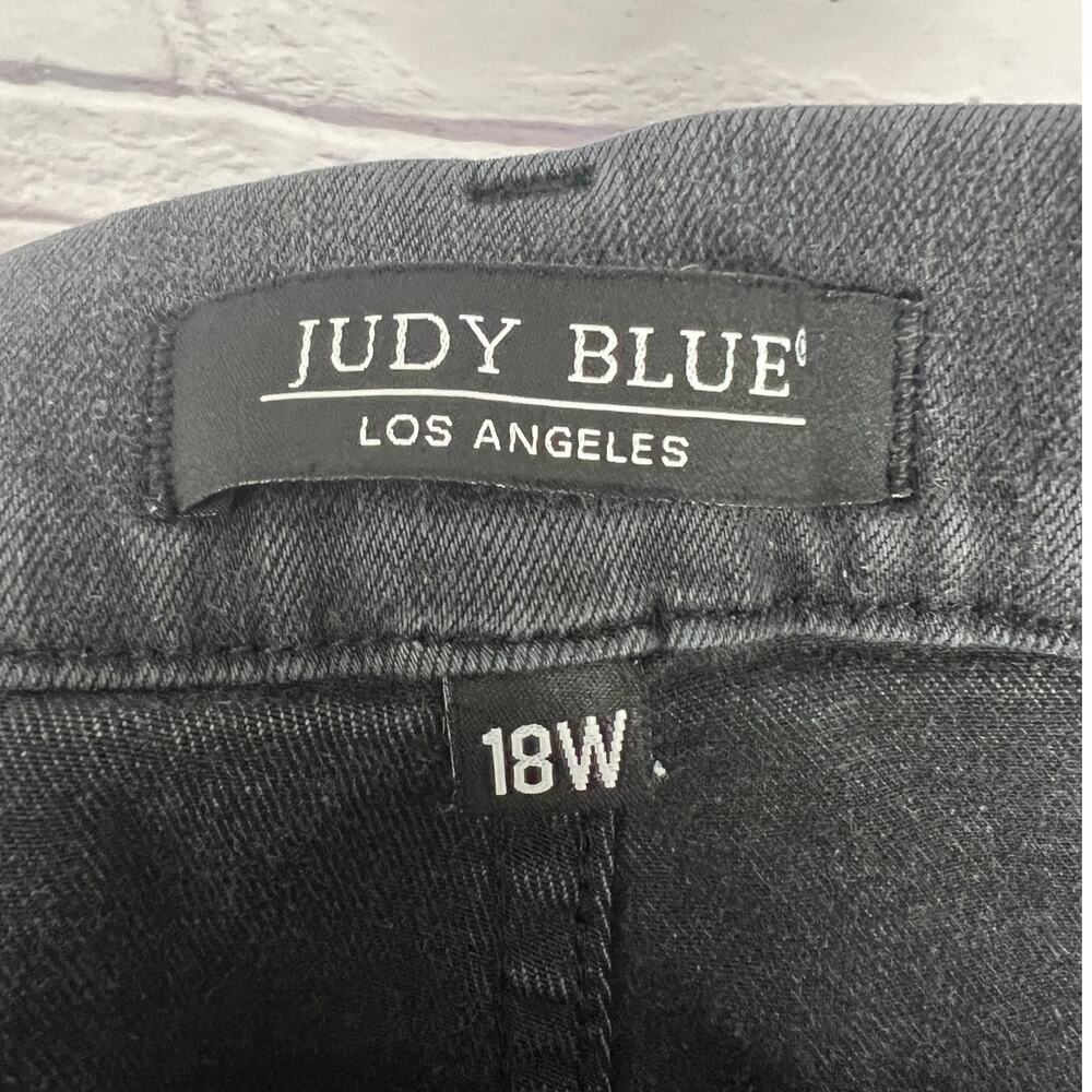 Judy Blue Womens 18W Boho Western Retro Stretchy Pull On Flare‎ Jeans High Rise - Picture 4 of 10